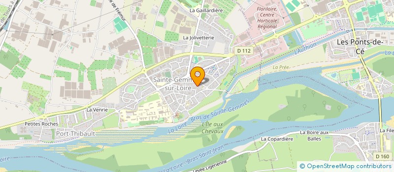 localisation de l'entreprise SCI TOTIN  SAINTE-GEMMES-SUR-LOIRE