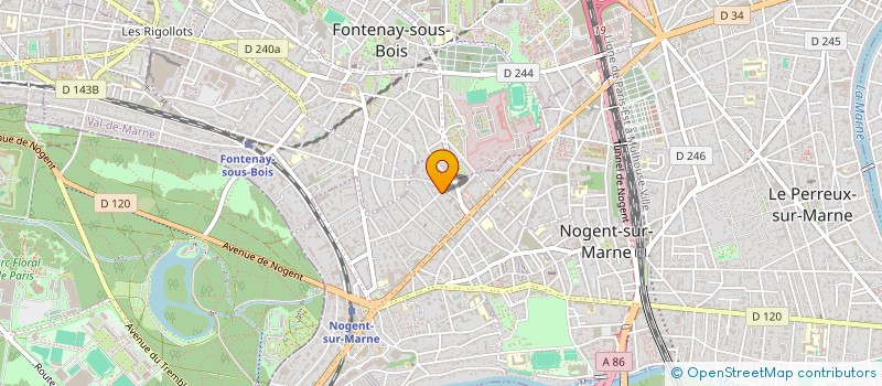 localisation de l'entreprise SCI TOTLEI à NOGENT-SUR-MARNE