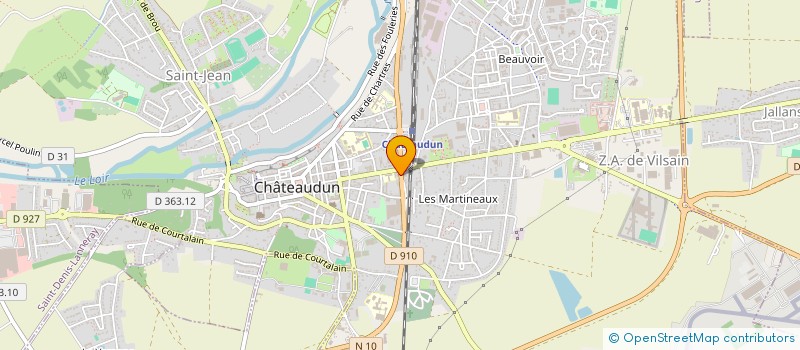 localisation de l'entreprise SCI TOTO à CHATEAUDUN