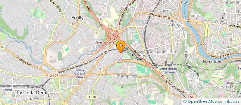 localisation de l'entreprise SCI TOTO AND CO  LYON