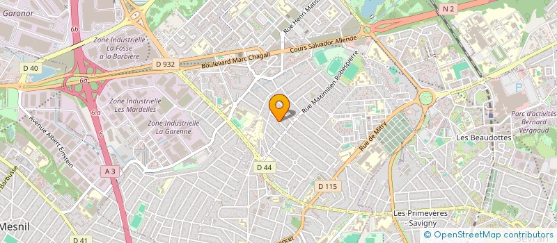 localisation de l'entreprise SCI TOTO FERNANDO  AULNAY-SOUS-BOIS
