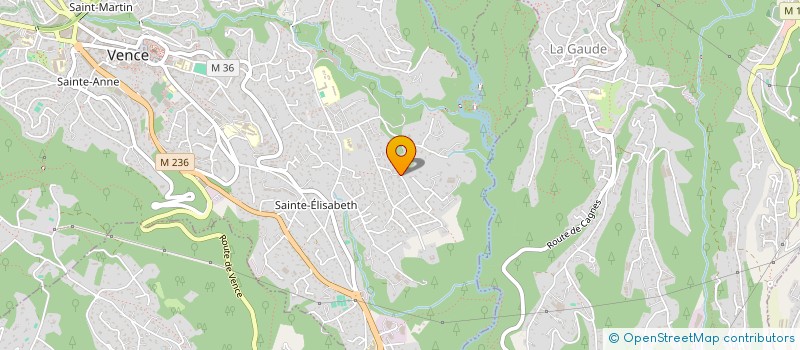 localisation de l'entreprise SCI TOTOCHE  VENCE