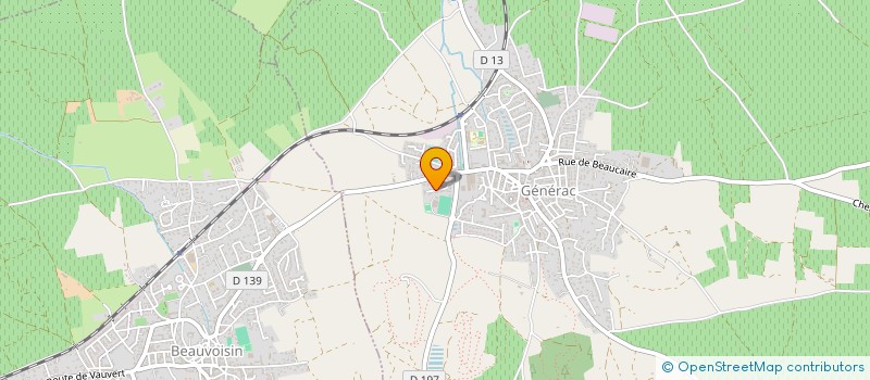 localisation de l'entreprise SCI TOTOF  GENERAC