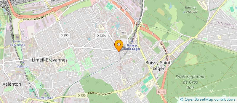 localisation de l'entreprise SCI TOTORA à LIMEIL-BREVANNES