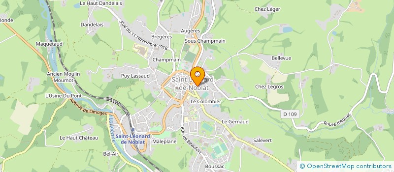 localisation de l'entreprise SCI TOU-B-IB à SAINT-LEONARD-DE-NOBLAT
