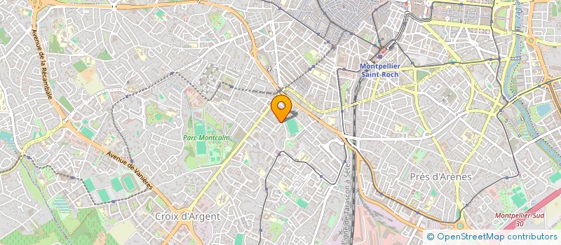 localisation de l'entreprise SCI TOU-BE  MONTPELLIER