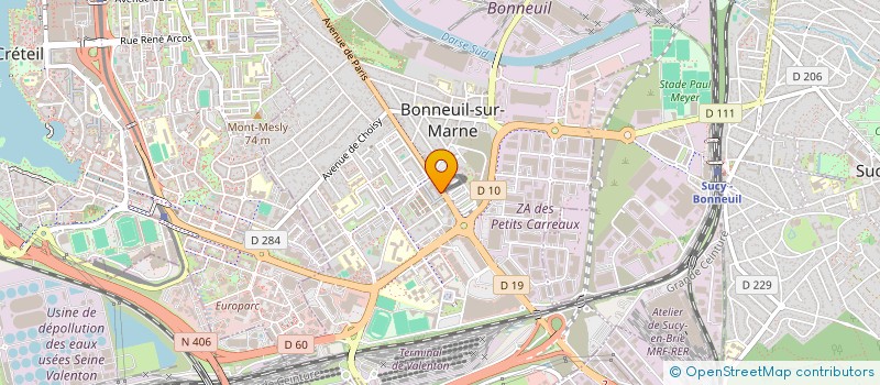 localisation de l'entreprise SCI TOUATI  BONNEUIL-SUR-MARNE