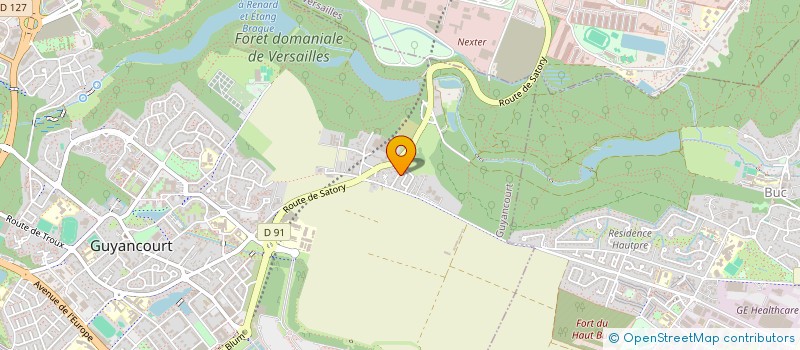 localisation de l'entreprise SCI TOUATI  GUYANCOURT