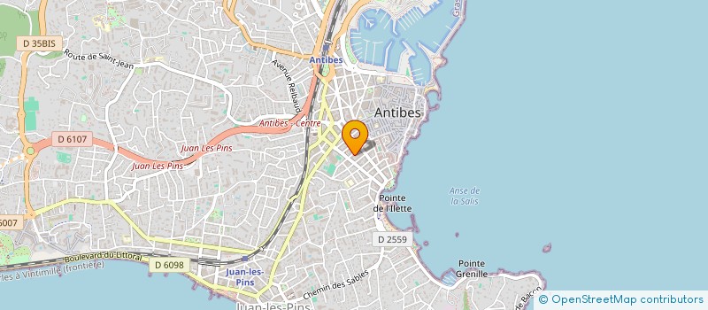 localisation de l'entreprise SCI TOUATI HN & FILS à ANTIBES