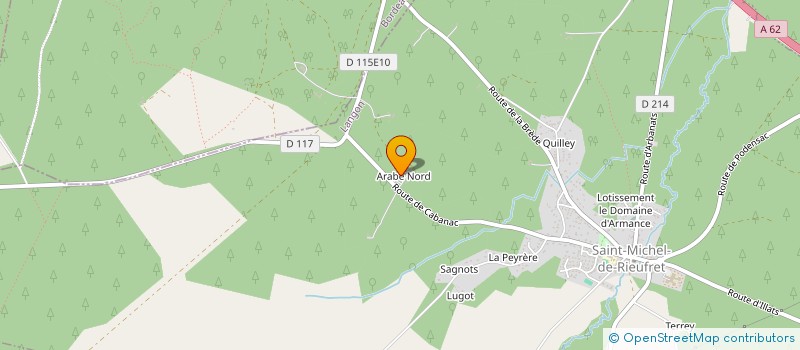 localisation de l'entreprise SCI TOUBAR  SAINT-MICHEL-DE-RIEUFRET