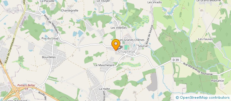 localisation de l'entreprise SCI TOUBIBCOUZ à COUZEIX