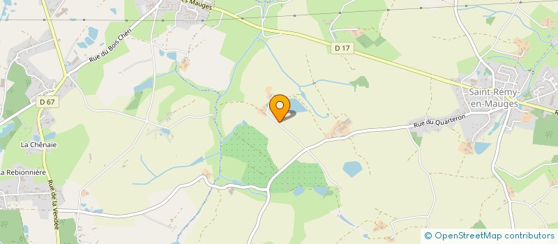 localisation de l'entreprise SCI TOUBLANC  MAUGES-SUR-LOIRE