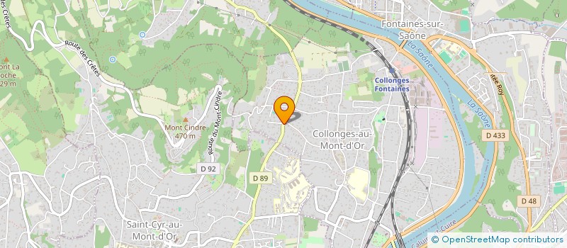 localisation de l'entreprise SCI TOUBOUL  COLLONGES-AU-MONT-D'OR