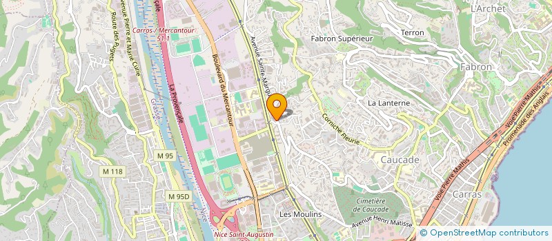 localisation de l'entreprise SCI TOUBOUL VANONI à NICE