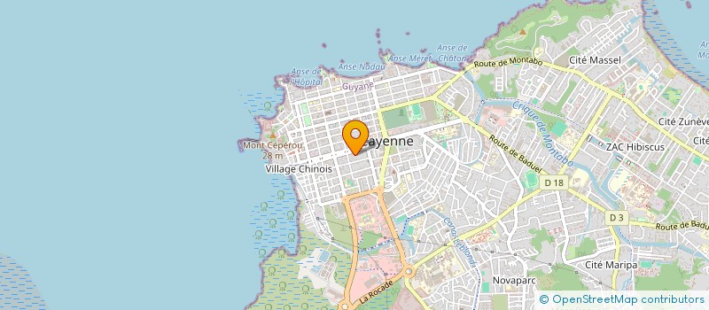 localisation de l'entreprise SCI TOUCAN  CAYENNE