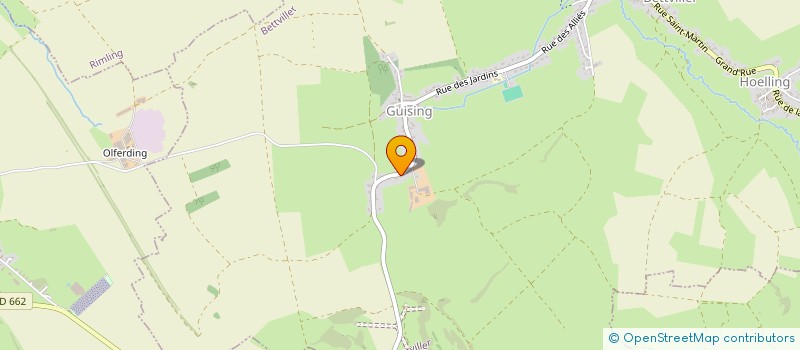 localisation de l'entreprise SCI TOUCO  BETTVILLER