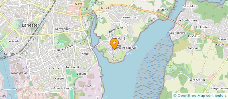 localisation de l'entreprise SCI TOUELLOU  LANESTER