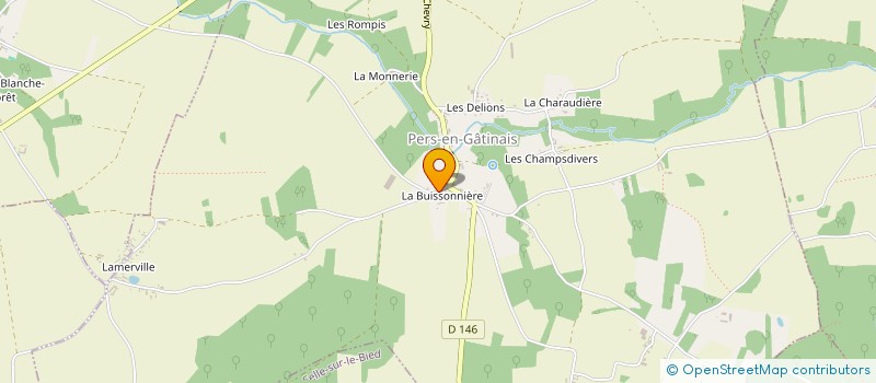 localisation de l'entreprise SCI TOUFLEURY à PERS-EN-GATINAIS