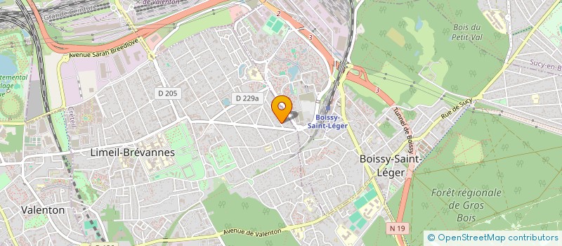localisation de l'entreprise SCI TOUGAU à LIMEIL-BREVANNES