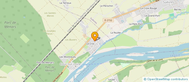 localisation de l'entreprise SCI TOUIL  COUR-SUR-LOIRE