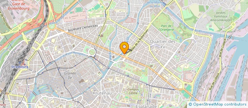 localisation de l'entreprise SCI TOUITOU77  STRASBOURG