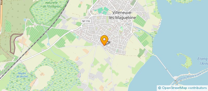 localisation de l'entreprise SCI TOUJAPI  VILLENEUVE-LES-MAGUELONE