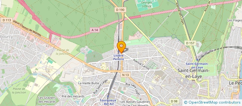 localisation de l'entreprise SCI TOUJOURS  SAINT-GERMAIN-EN-LAYE