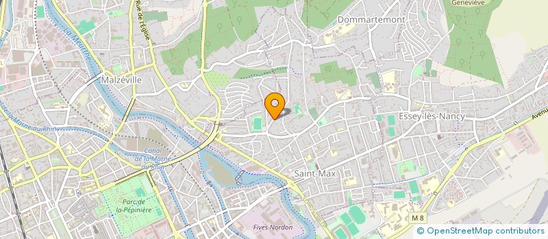 localisation de l'entreprise SCI TOUKTOUK  SAINT-MAX