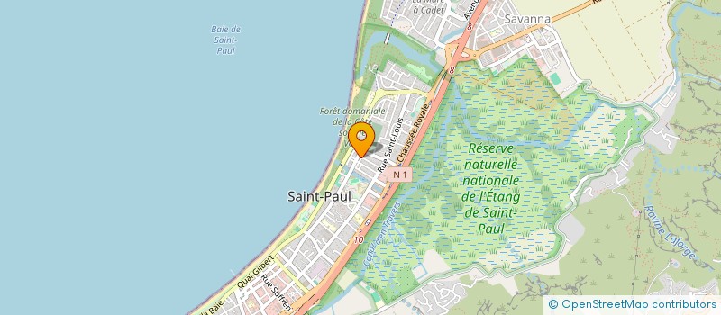 localisation de l'entreprise SCI TOUL à SAINT-PAUL
