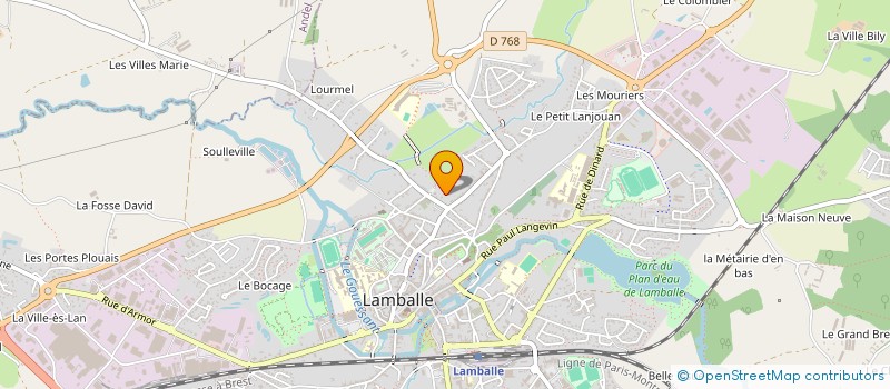 localisation de l'entreprise SCI TOUL  LAMBALLE-ARMOR