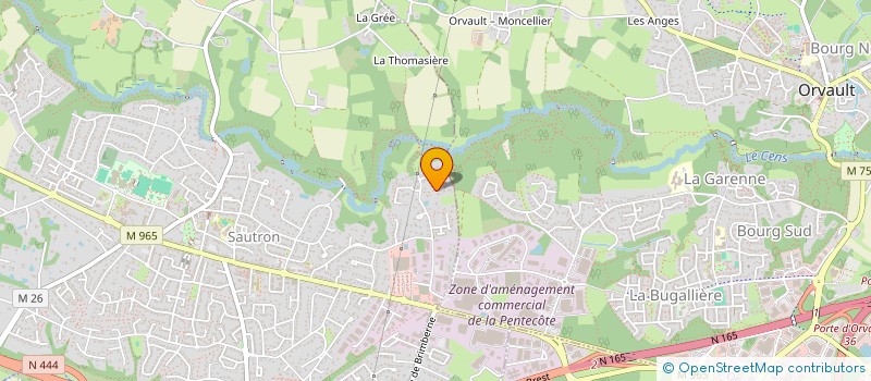 localisation de l'entreprise SCI TOUL BROC'H  SAUTRON