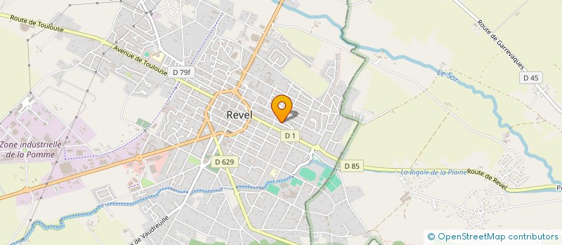 localisation de l'entreprise SCI TOULAPPT  REVEL