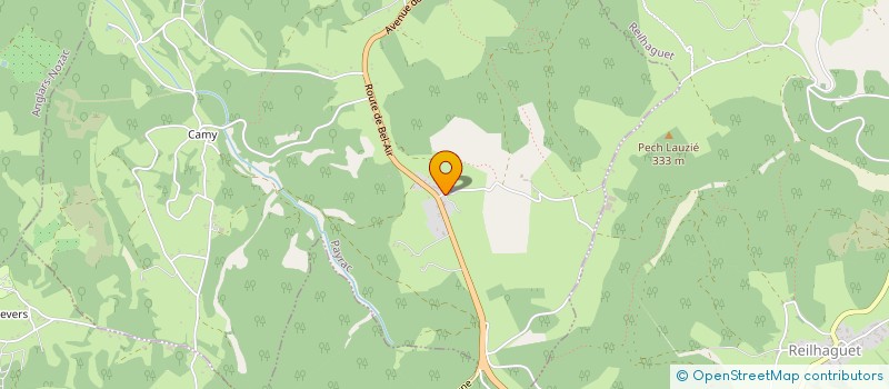 localisation de l'entreprise SCI TOULAS  REILHAGUET