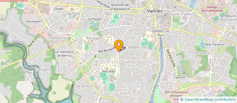 localisation de l'entreprise SCI TOULI à VANNES