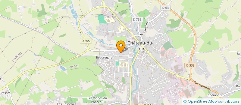 localisation de l'entreprise SCI TOULIFAULT  MONTVAL-SUR-LOIR