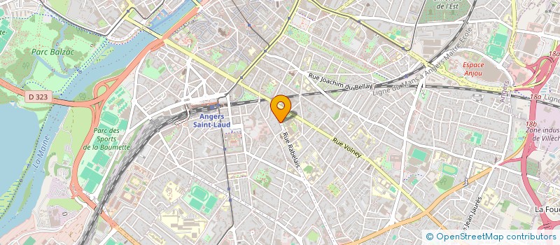 localisation de l'entreprise SCI TOULIN à ANGERS
