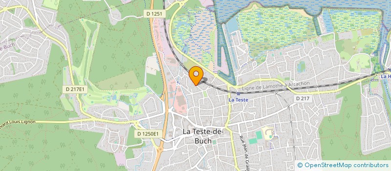 localisation de l'entreprise SCI TOULINE à LA TESTE-DE-BUCH