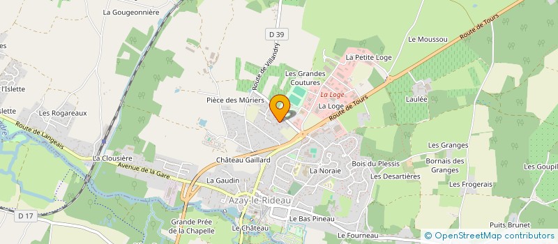 localisation de l'entreprise SCI TOULME à AZAY-LE-RIDEAU
