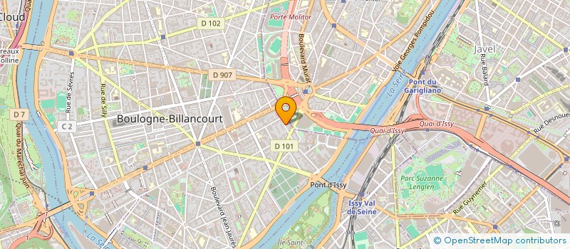 localisation de l'entreprise SCI TOULMONDOSKI à BOULOGNE-BILLANCOURT