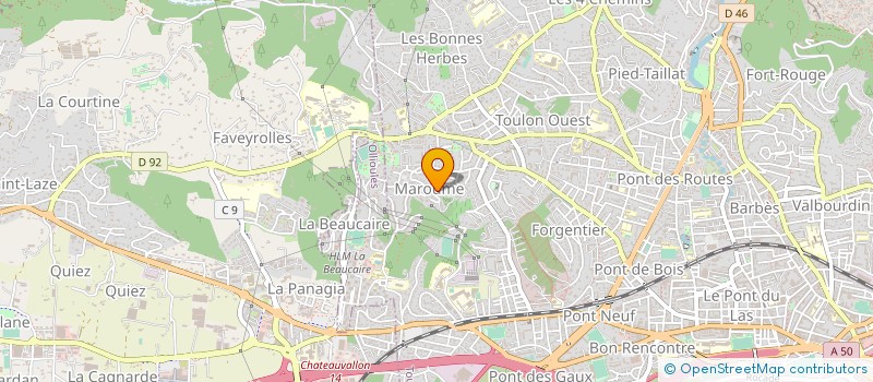 localisation de l'entreprise SCI TOULON FARLEDE  TOULON