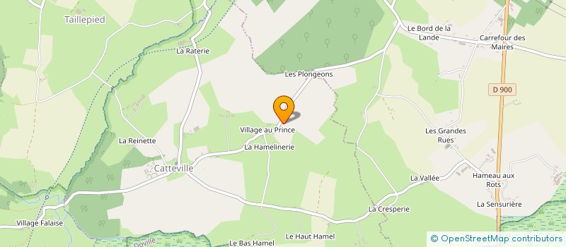 localisation de l'entreprise SCI TOULORGE  CATTEVILLE