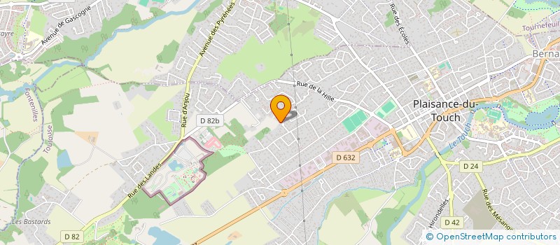 localisation de l'entreprise SCI TOULOSANE  PLAISANCE-DU-TOUCH