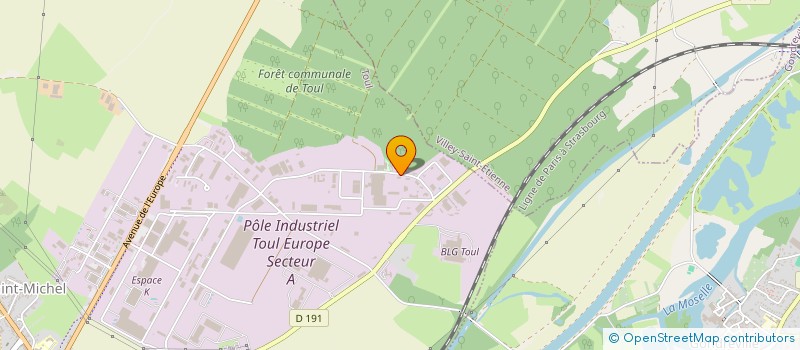 localisation de l'entreprise SCI TOULOULOU  TOUL