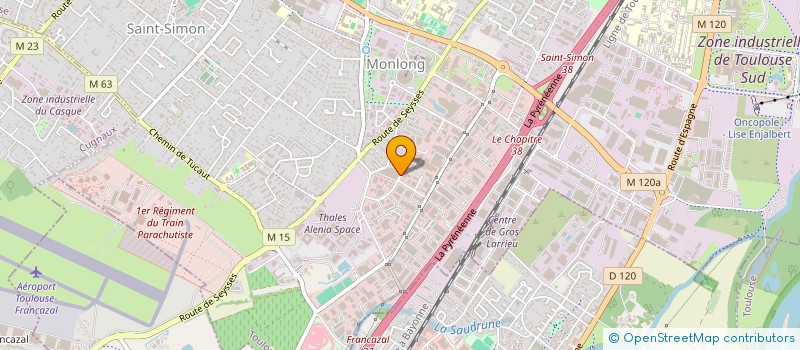 localisation de l'entreprise SCI TOULOUSAINE à TOULOUSE