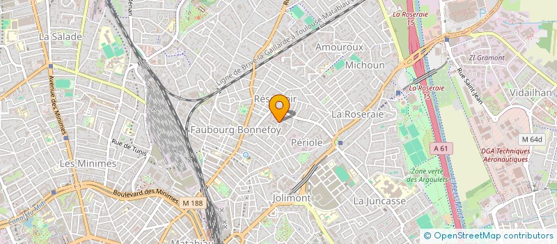 localisation de l'entreprise SCI TOULOUSE DALOU à TOULOUSE