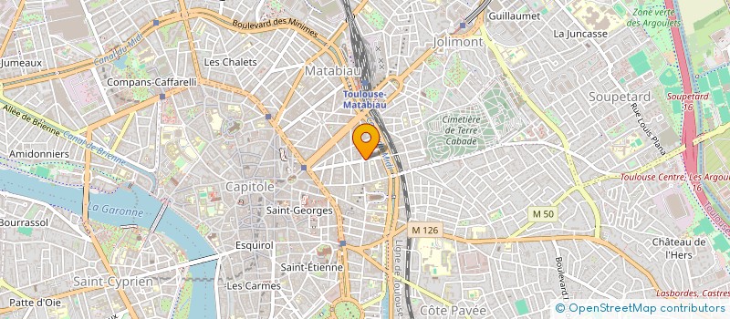 localisation de l'entreprise SCI TOULOUSE GRAND SELVE à TOULOUSE