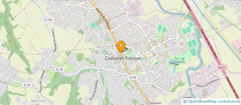 localisation de l'entreprise SCI TOULOUSE LAUTREC à CASTANET-TOLOSAN