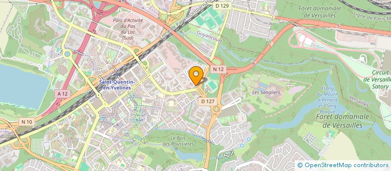 localisation de l'entreprise SCI TOULOUSE MIRAIL  GUYANCOURT