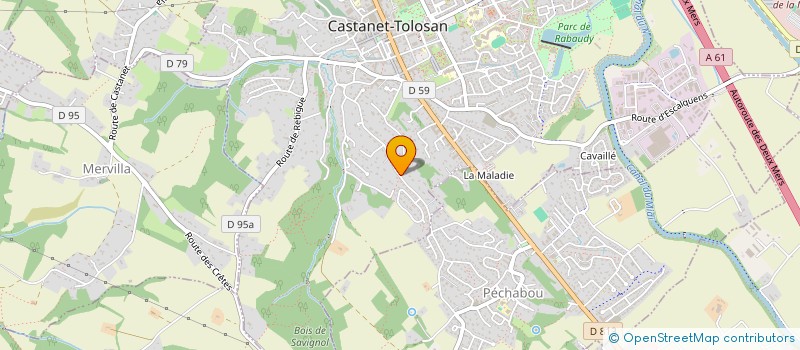localisation de l'entreprise SCI TOULOUSE PHARAON à CASTANET-TOLOSAN