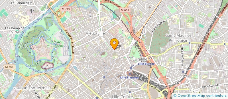 localisation de l'entreprise SCI TOULTOURS à LILLE